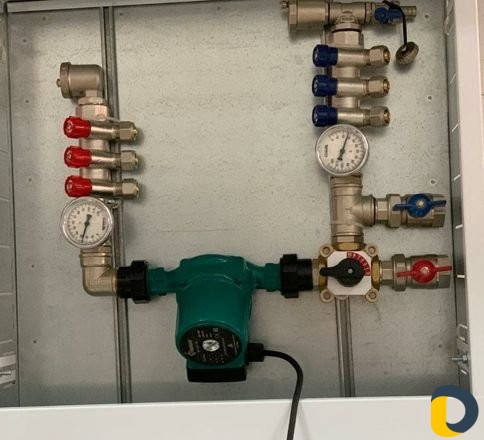 Установка отопительных котлов и магистралей