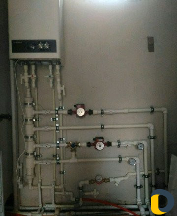 Установка отопление