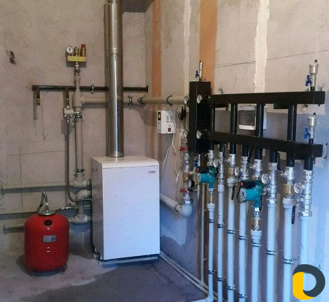 Установка отопление