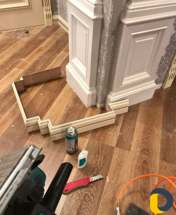 Установка плинтусов