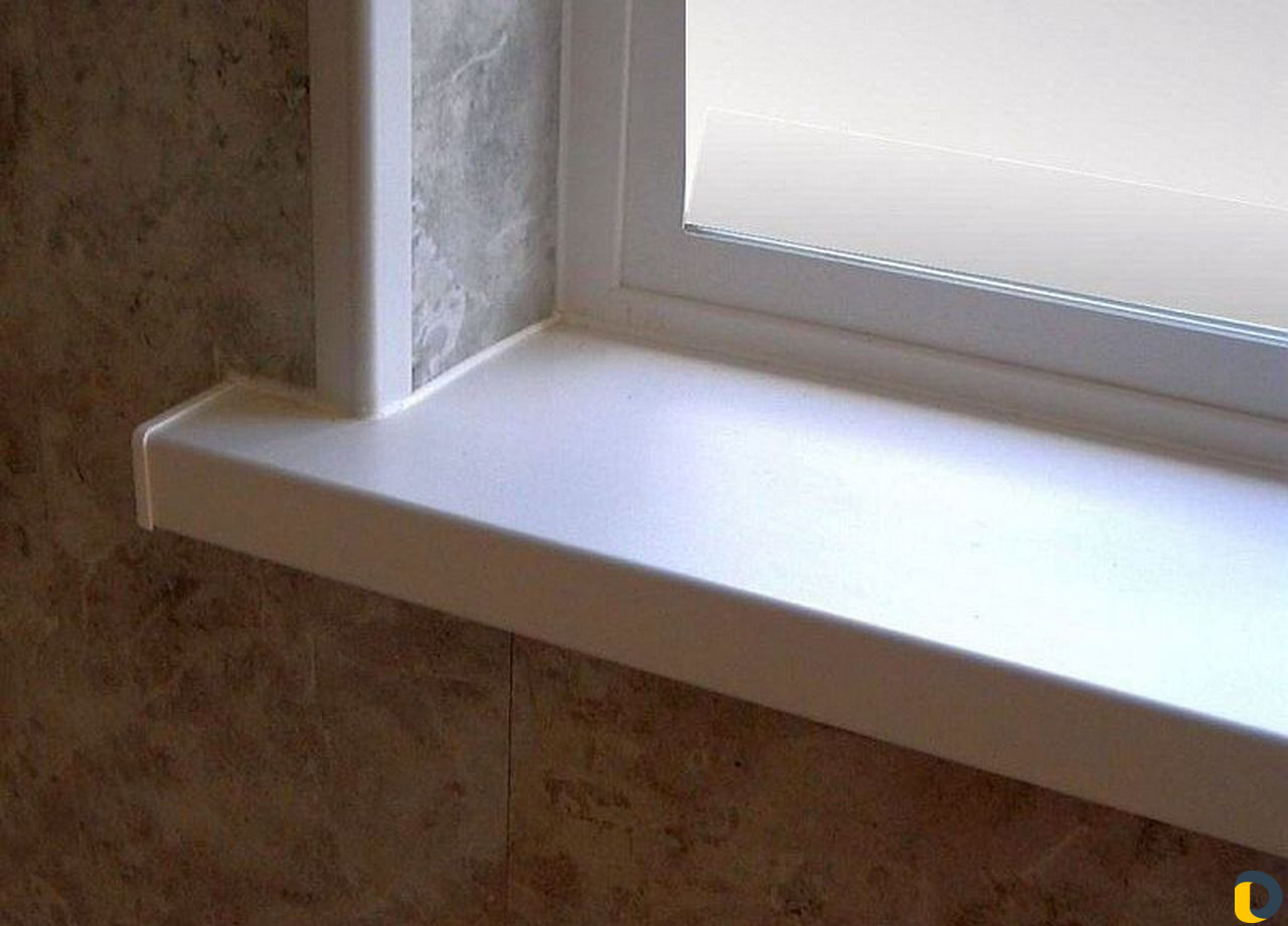 Установка подоконников,подоконники акриловые,отлив