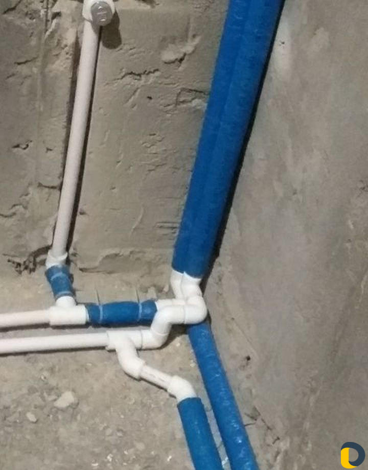 Установка сантехники, Монтаж водопровода