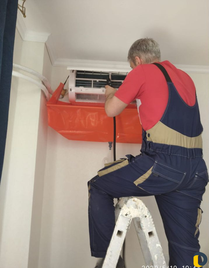 Установка сплит систем, сухое алмазное сверления