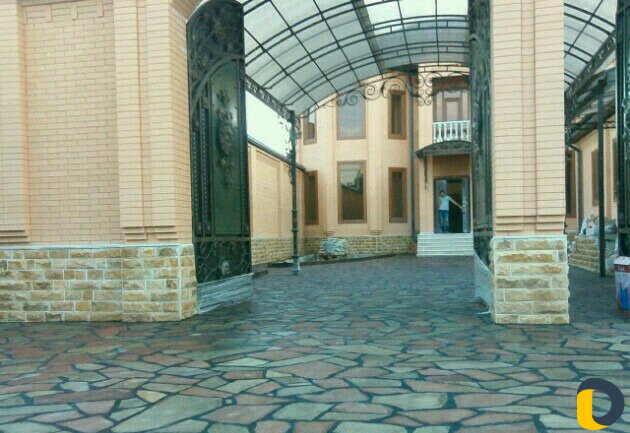 Установка тротуарная плитки