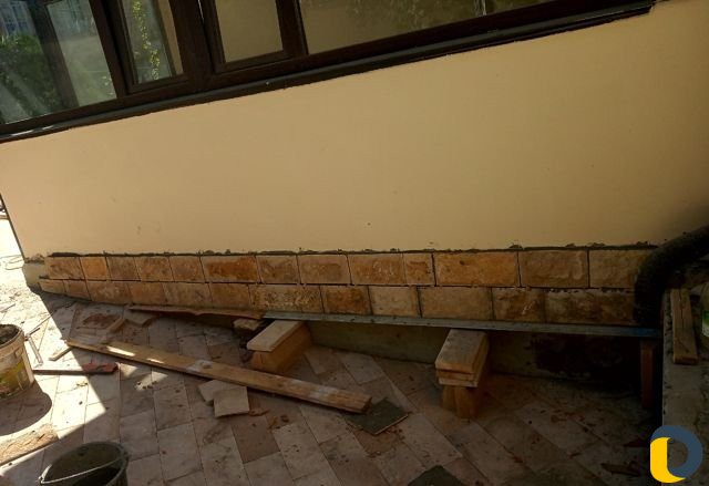 Установка тротуарной плитки