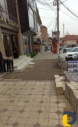 Установка тротуарной плитки