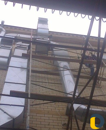 Установка вытяжных систем