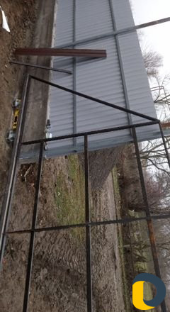 Установка железных дверей ворот