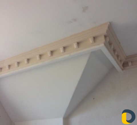 Устоновка карнизы
