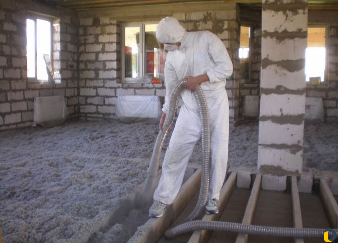 Утепление домов. Межстеновой пустот, крыш,мансард