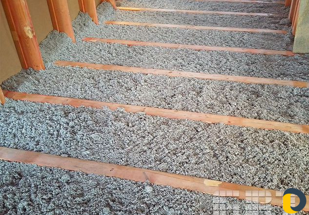 Утепление эковатой