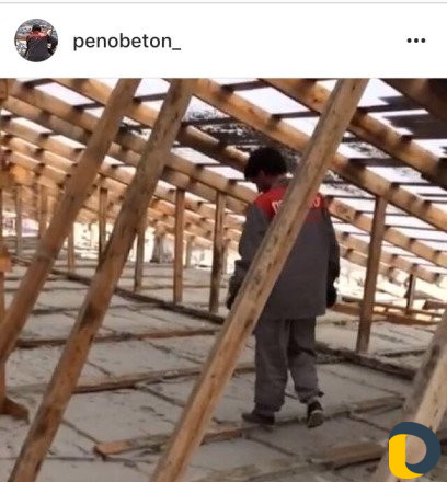 Утепление крыш супер легким пенобетоном