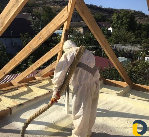 Утепление мансард,ангар,фундаментов