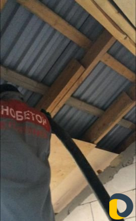 Утепление пенобетоном