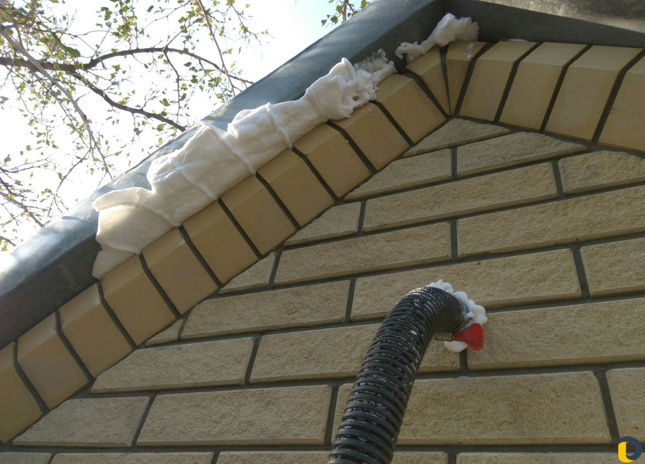 Утепление Пеноизолом(жидким пенопластом)