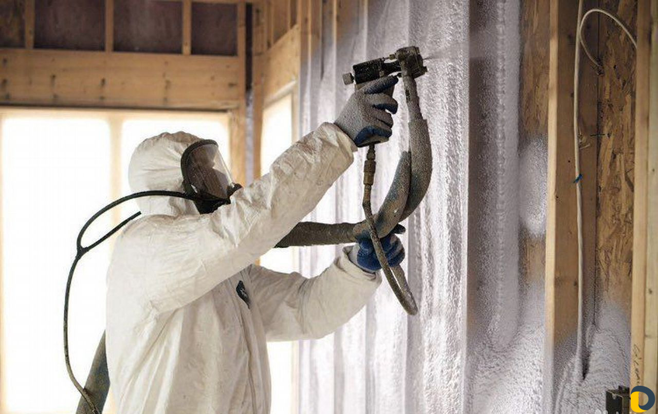 Утепление пенополиуретаном, пеноизолом