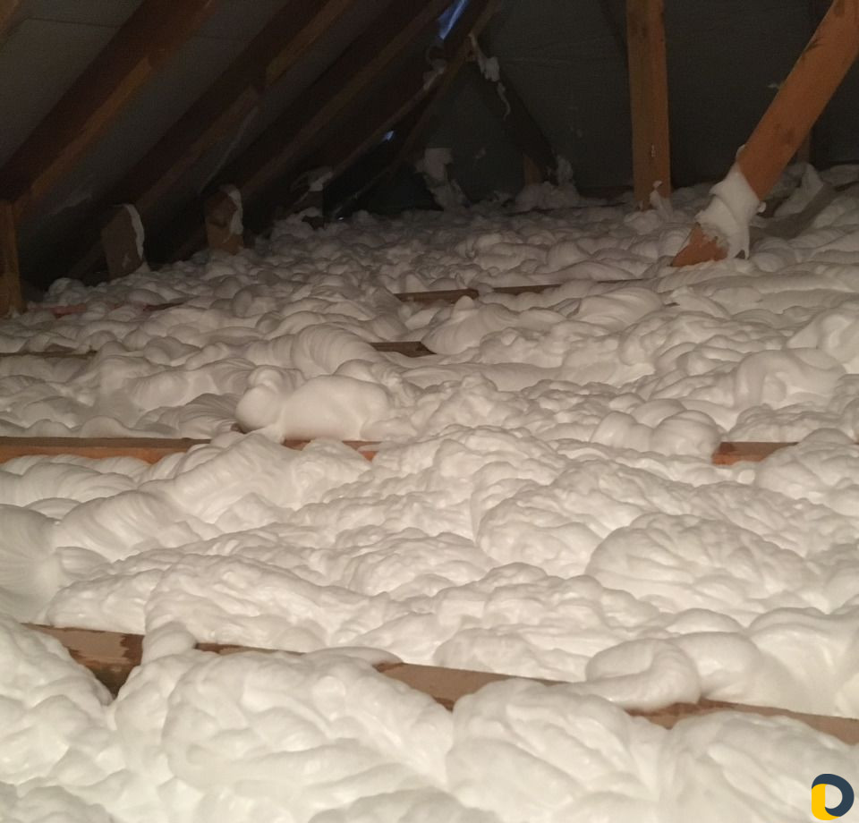 Утепление пенополиуретаном, пеноизолом