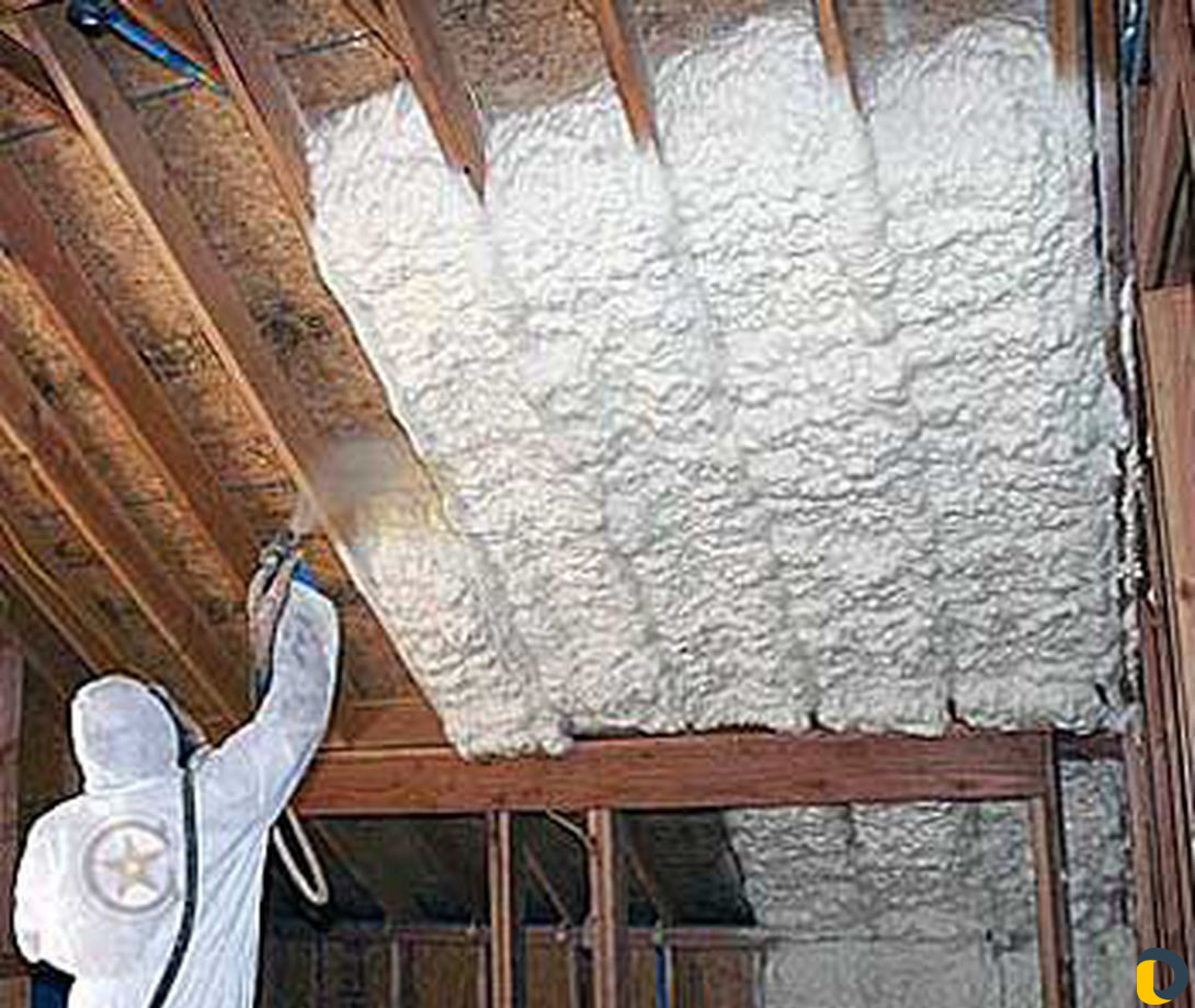 Утепление пенополиуретаном, пеноизолом