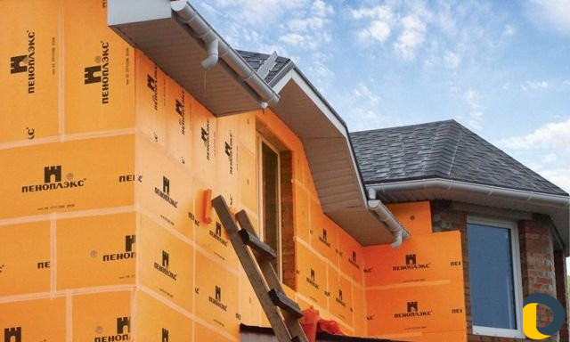 Утепление стен, пеноплэстом