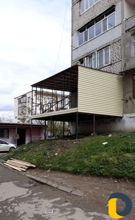 Увеличение балкона