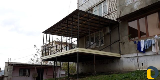 Увеличение балкона