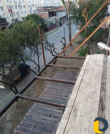 Увеличение балкона