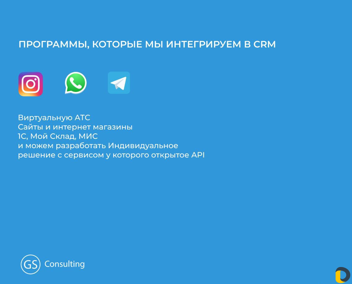 Внедрение Настройка CRM amoCRM Битрикс24