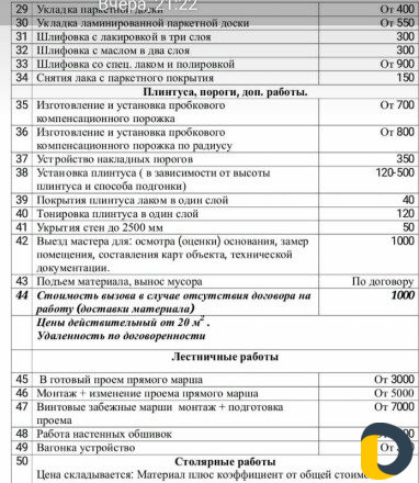Внутренние работы