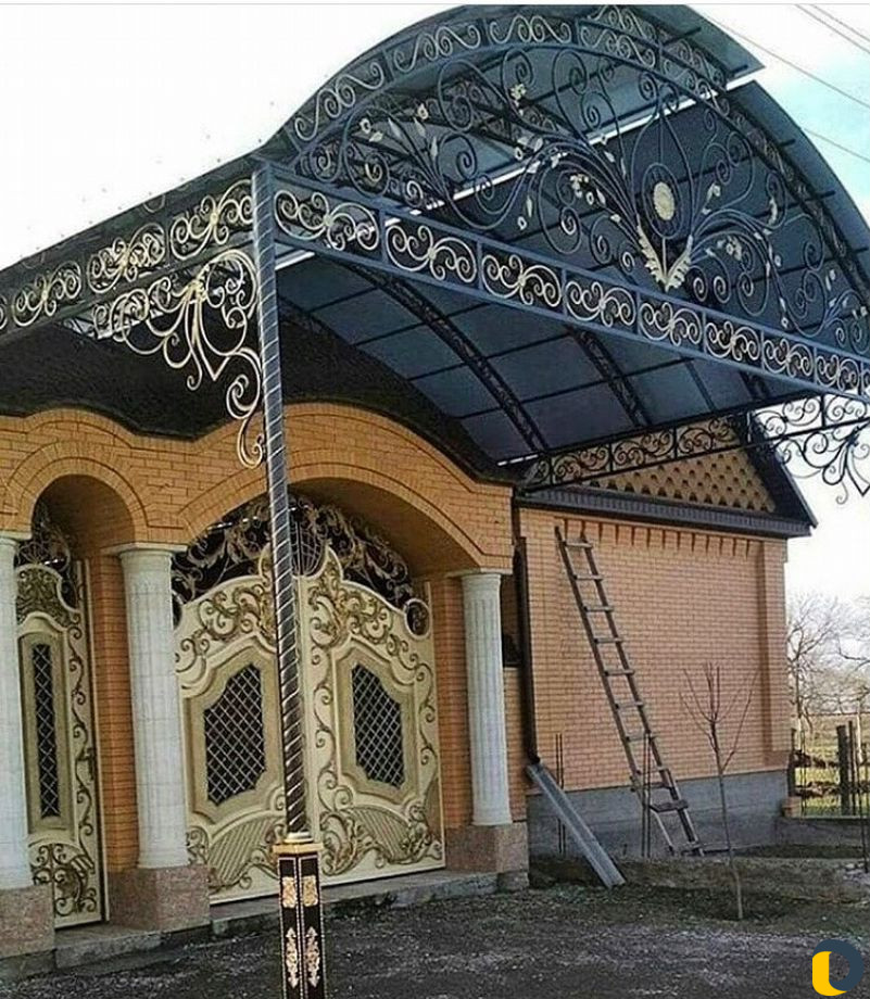 Ворота перила навесы