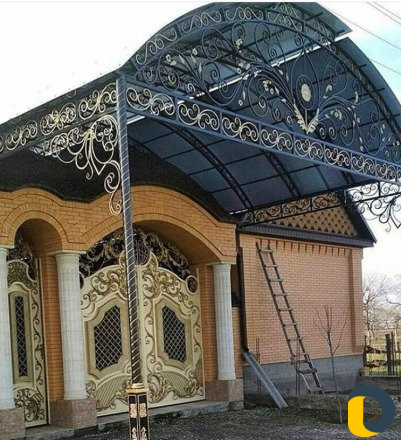 Ворота перила навесы
