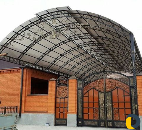 Ворота,перила,навесы