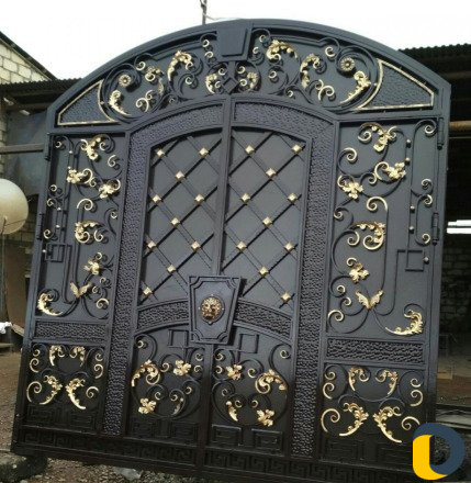 Ворота. Перила