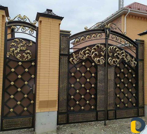 Ворота пирилы решетки навесы