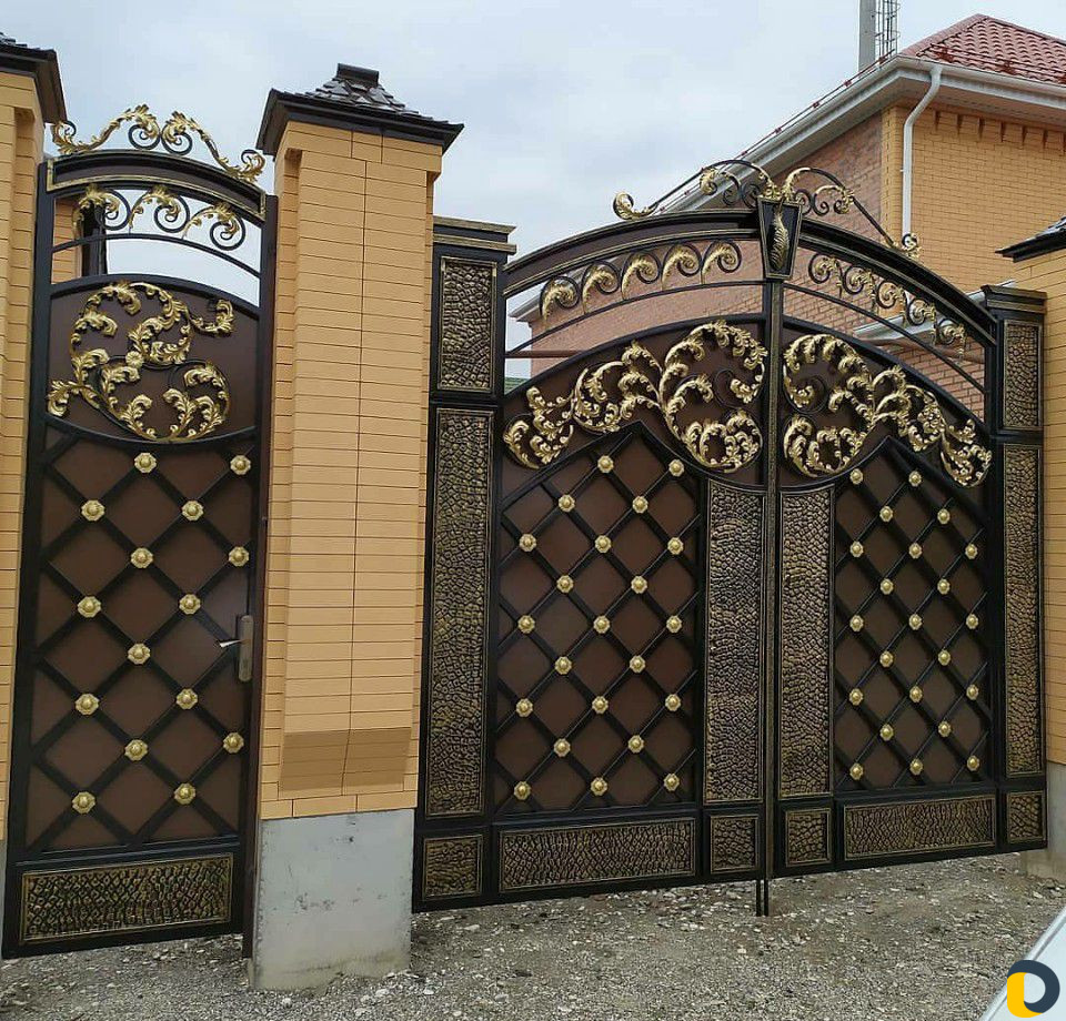Ворота пирилы решетки навесы