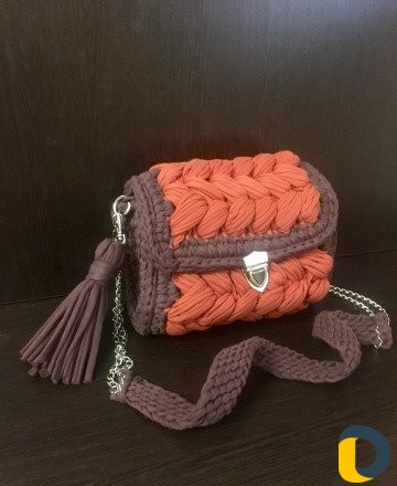 Вязаные сумки и рюкзаки