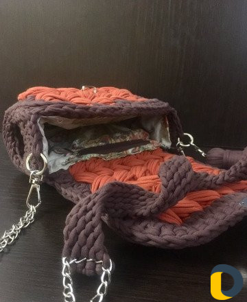 Вязаные сумки и рюкзаки