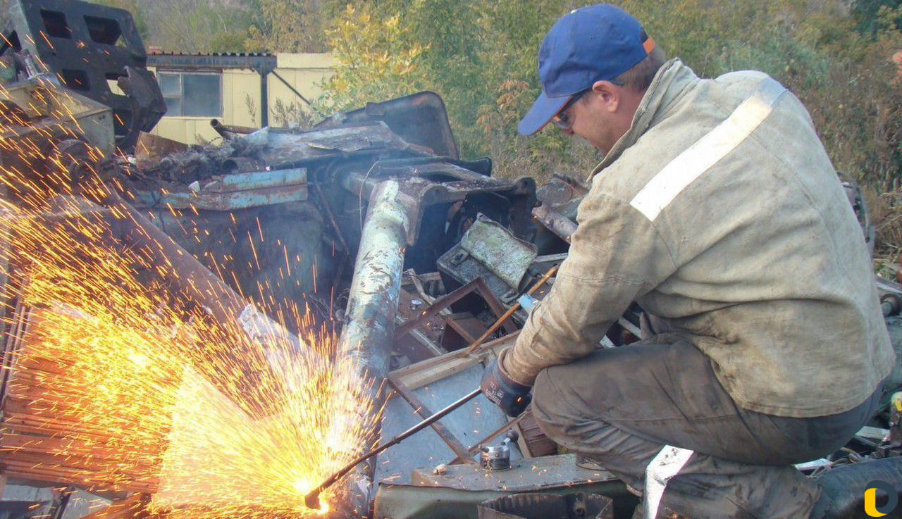 Вывоз и резка металлолома