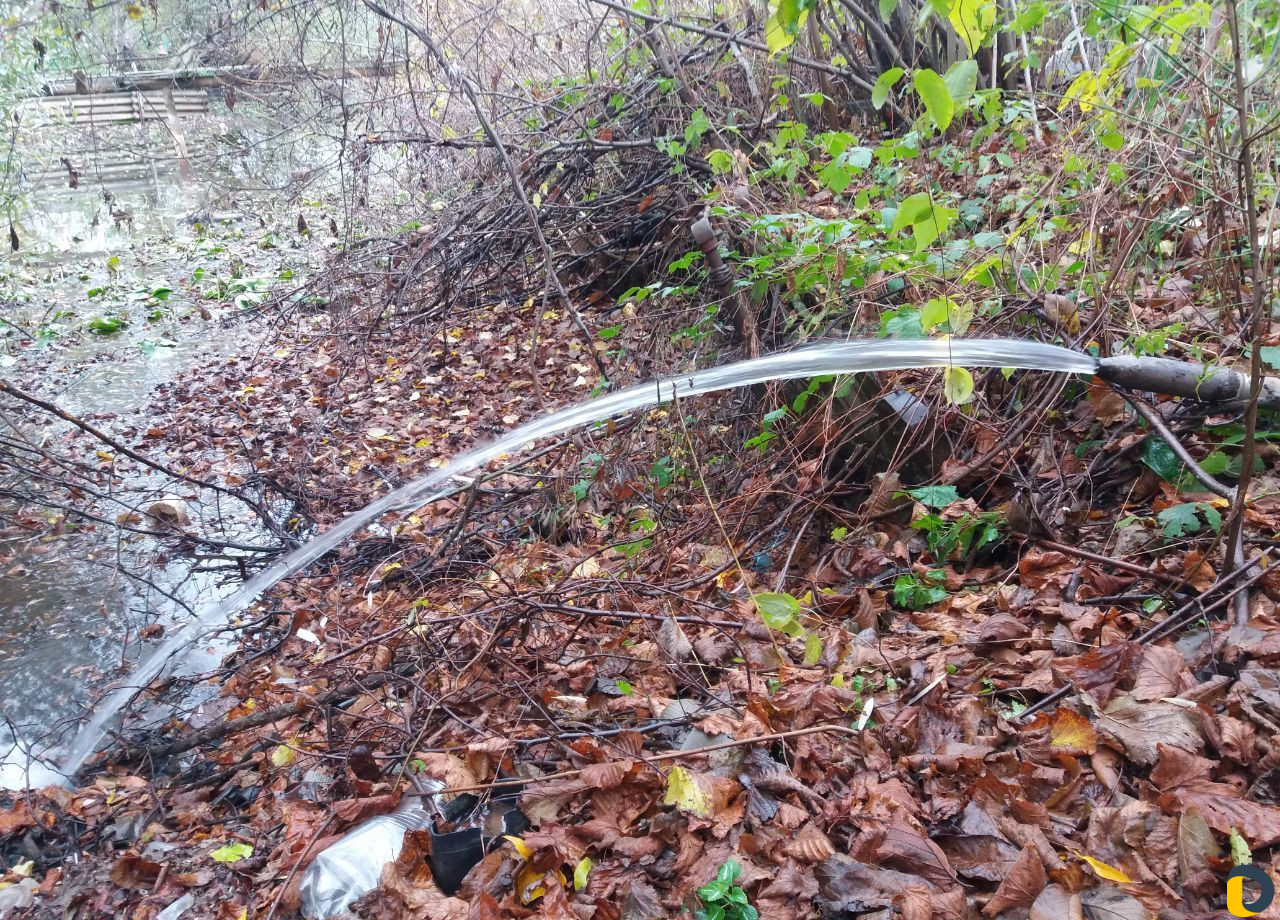 Забивка труб под воду