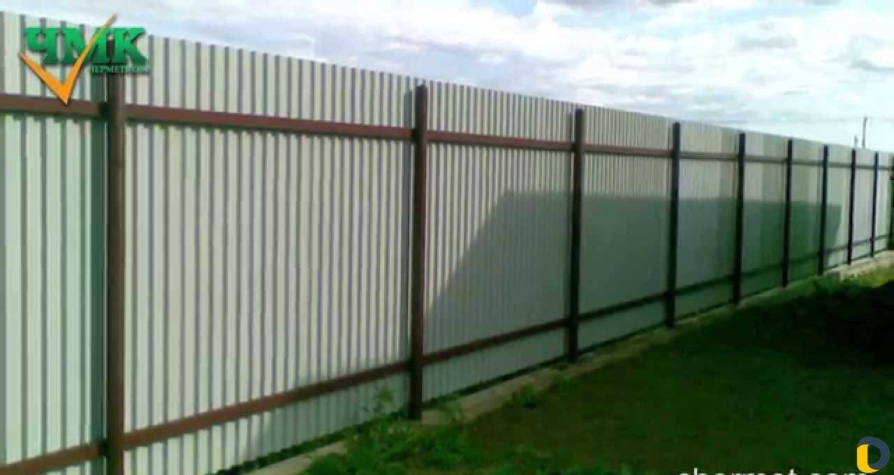 Заборы из профлиста, профнастила и рабицы