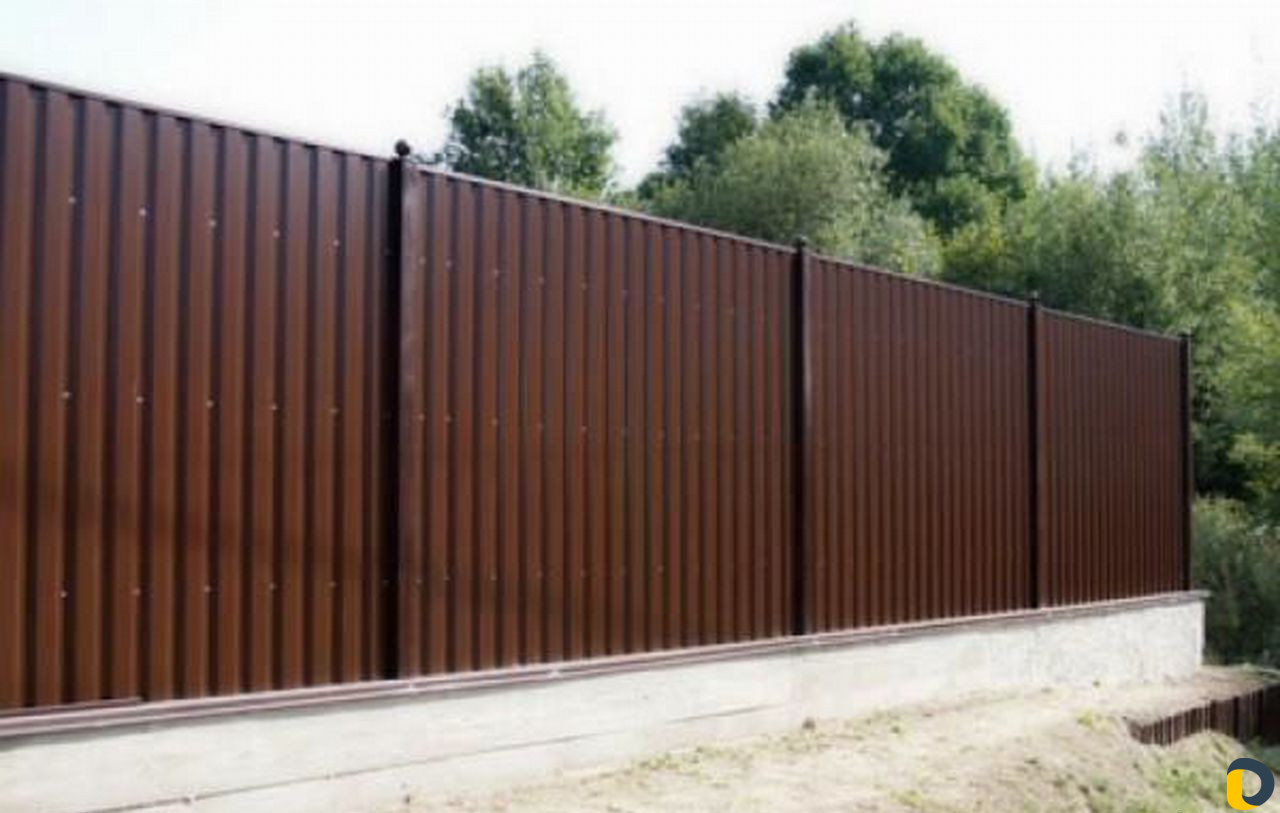 Заборы из профлиста, профнастила и рабицы