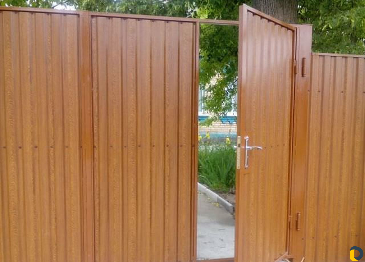 Заборы из профлиста, профнастила и рабицы