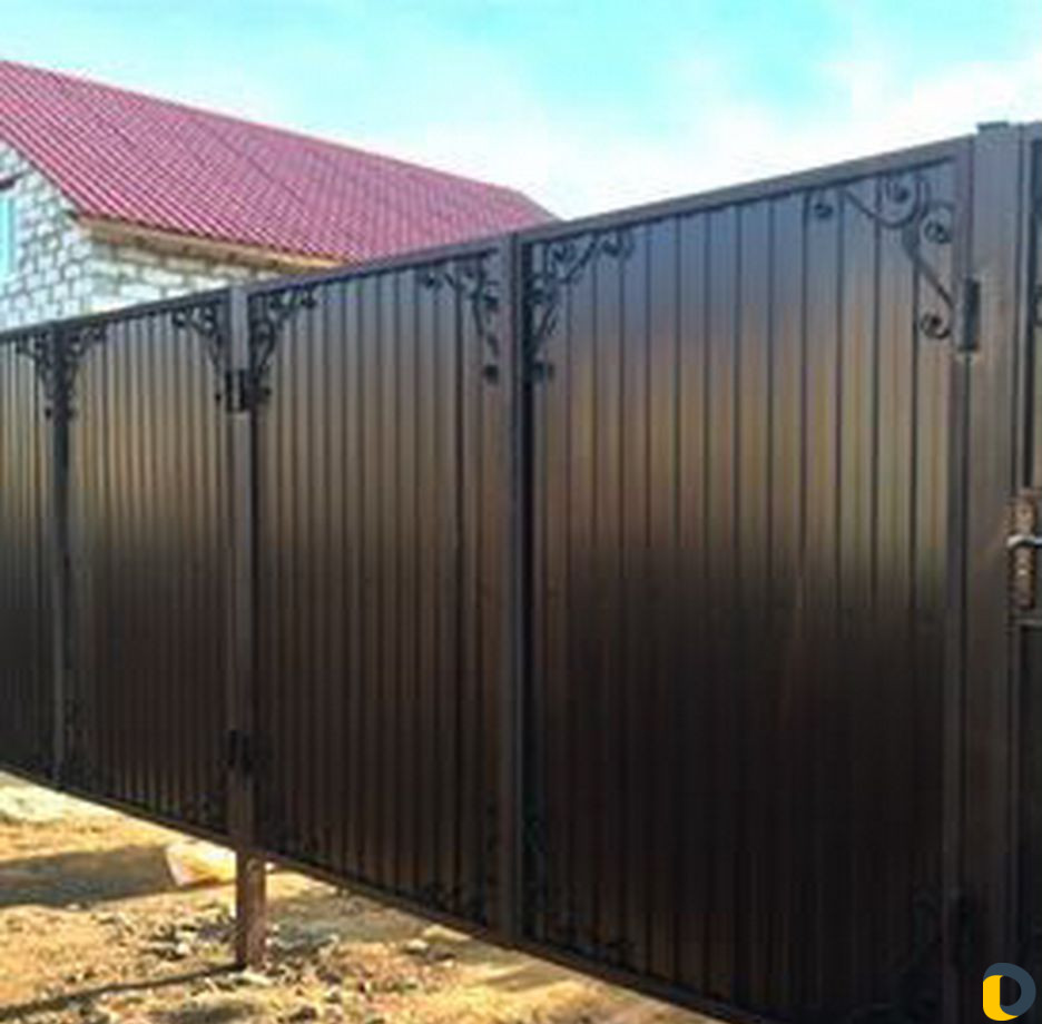 Заборы из профлиста, профнастила и рабицы