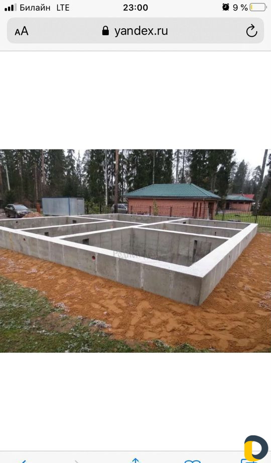 Заливаем фундамент монолит