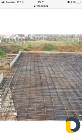 Заливаем фундамент монолит