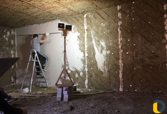 Заливаем фундамент опалубками услуги миниэксоватор