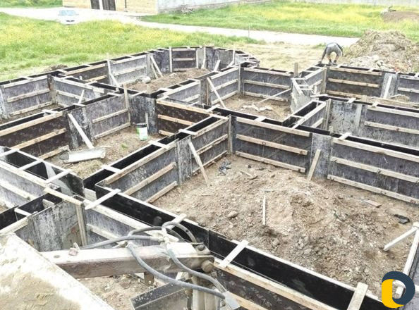 Заливаем фундамент со своими опалубками