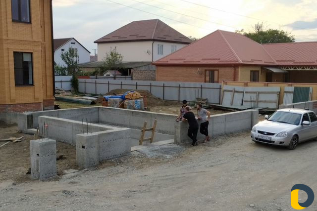 Заливаем фундамент