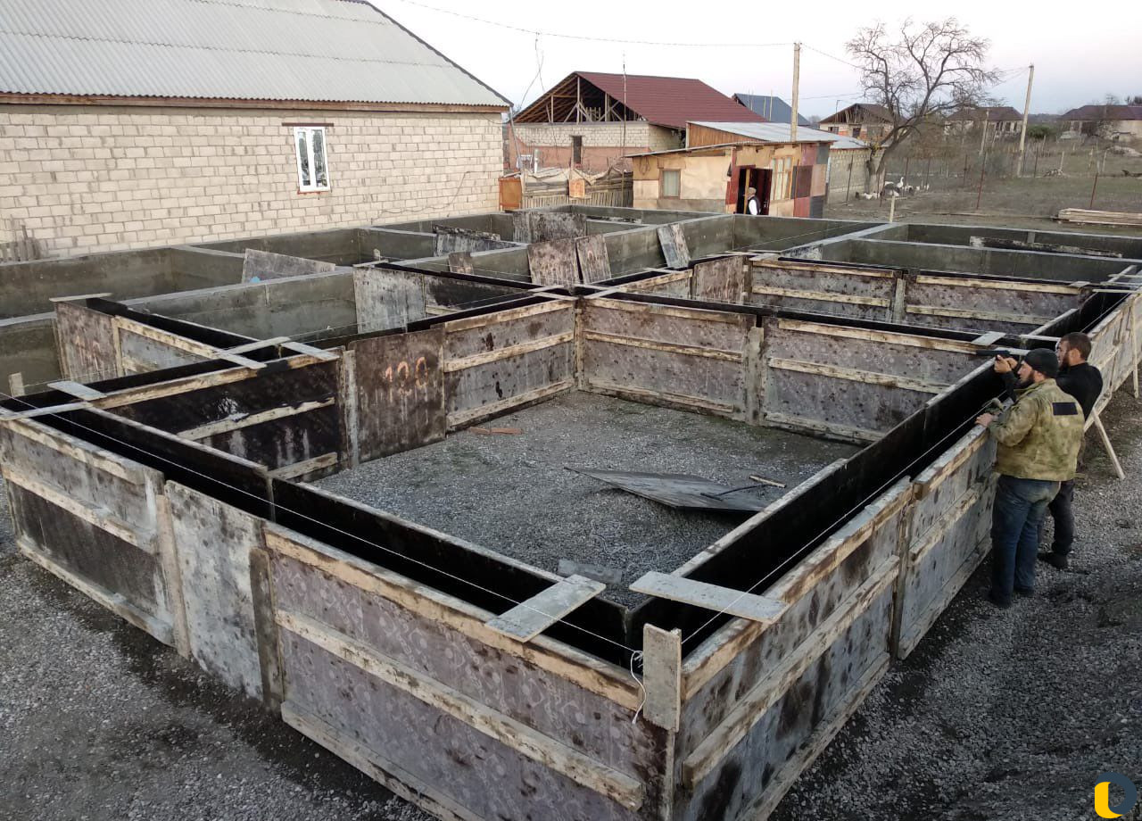 Заливаем Фундамент