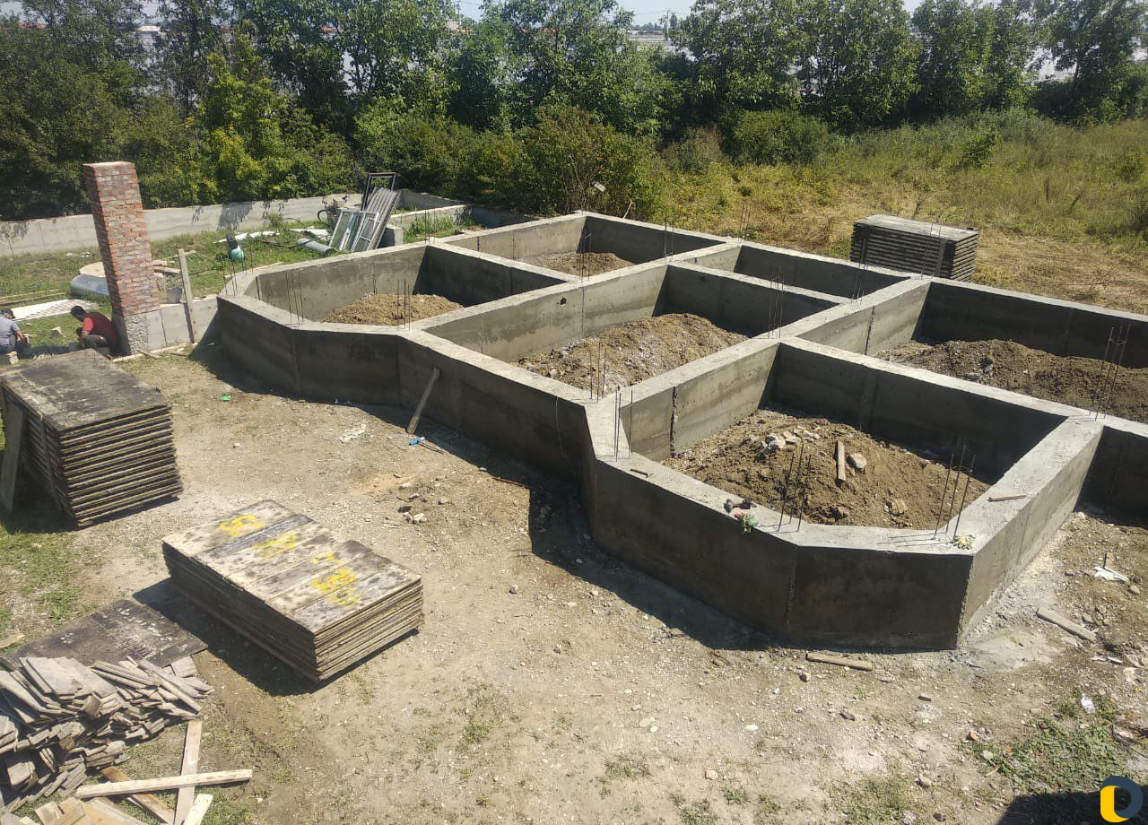 Заливаем Фундамент