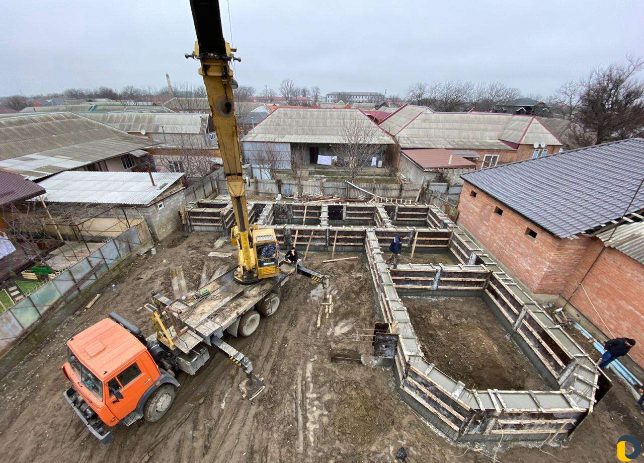 Заливаем фундамент